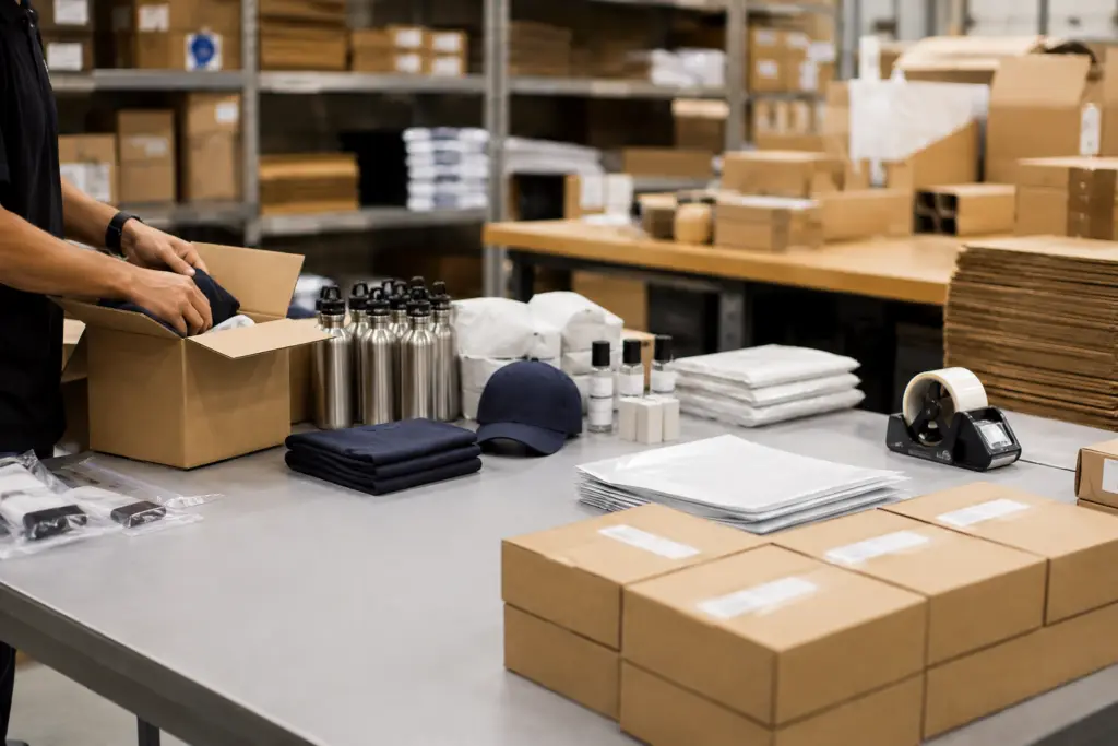 Value-added fulfillment services including packing and order preparation
